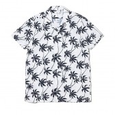 BEDWIN-S:S OG ALOHA OPEN COLLAR SHIRT 「ROGERS」 - White