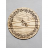 MOUNTAIN RESEARCH-Anarcho Cups 029 - Wood Lid (for Bowl) - Beige
