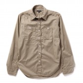 ENGINEERED GARMENTS-Work Shirt - French Twill - Khaki