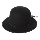 and wander-wool felt hat - Black
