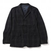 ENGINEERED GARMENTS-Baker Jacket - Cotton Poplin - Black Watch