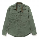 ENGINEERED GARMENTS-CPO Shirt - Nyco Ripstop - Olive