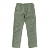 ENGINEERED GARMENTS-Ground Pant - Cotton Double Cloth - Olive