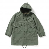 ENGINEERED GARMENTS-Highland Parka - Cotton Double Cloth - Olive