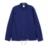 BEDWIN-L:S B.D COACH SHIRT FD 「GLENN」 - Navy