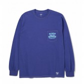 BEDWIN-L:S C-NECK POCKET T 「JACK」 - Navy