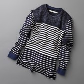 CURLY-LS CONFUSED BORDER TEE