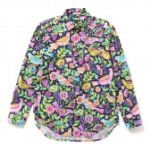 ENGINEERED GARMENTS-Short Collar Shirt - Bird Print - Multi