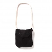 ENGINEERED GARMENTS-Shoulder Pouch - Cotton Dobby - Black