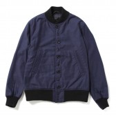 ENGINEERED GARMENTS-TF Jacket - Nyco Reversed Sateen - Navy