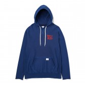 BEDWIN-L/S F-SLEEVE HOODED SWEAT 「DAVID」 - Navy