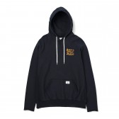 BEDWIN-L/S F-SLEEVE HOODED SWEAT 「DAVID」 - Black