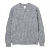 BEDWIN-C-NECK KNIT SWEATER 「WRIGHT」 - L.Gray