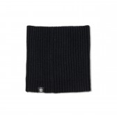 BEDWIN-CASHMERE NECK WARMER 「CRAMER」 - Black