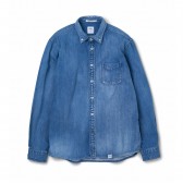 BEDWIN-L:S B.D DENIM SHIRT FD 「BRIAN」 - Indigo