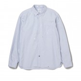 BEDWIN-L:S B.D OX SHIRT FD DP 「BRIAN」 - L.Gray