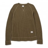 BEDWIN-L:S BIG THERMAL SWEAT 「SCHARF」 - Olive