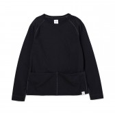 BEDWIN-L:S RAGLAN SLEEVE POCKET T 「POE」 - Black