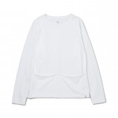 BEDWIN-L:S RAGLAN SLEEVE POCKET T 「POE」 - White