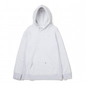 BEDWIN-L/S HEAVY COTTON HOODED SWEAT 「DAVID」 - Gray