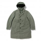 ENGINEERED GARMENTS-Chester Coat - Cotton Double Cloth - Olive