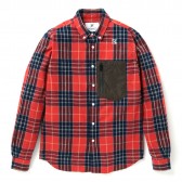HABANOS-FLANNEL OUTDOOR POCKET SHIRTS - Red