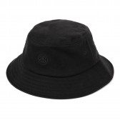 STUSSY-Moleskin Bucket Hat - Black