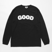 GOODENOUGH-PRINT L:S TEE - GOOD E - Black