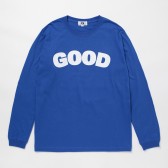 GOODENOUGH-PRINT L:S TEE - GOOD E - Blue