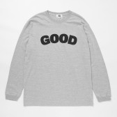 GOODENOUGH-PRINT L:S TEE - GOOD E - Grey