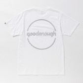 GOODENOUGH-PRINT TEE - CIRCLE LOGO - White : Glitter