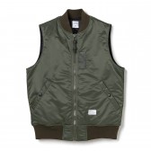 BEDWIN-TYPE MA-1 VEST 「DUFFY」 - Olive