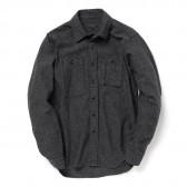 ENGINEERED GARMENTS-Work Shirt - Broken Twill - Grey : Black