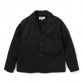 ENGINEERED GARMENTS-EG Workaday Utility Jacket - 10oz Bull Denim - Black