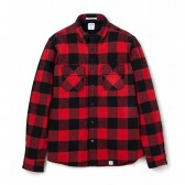 BEDWIN-L:S BOA SHIRT 「SHANNON」 - Red