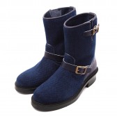 Porter Classic-PC KENDO ENGINEER BOOTS - Blue