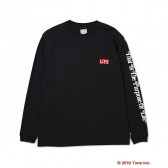 DELUXE CLOTHING-DELUXE × LIFE LONG SLV TEE - Black