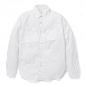 ENGINEERED GARMENTS-Work Shirt - Cotton Kona - White