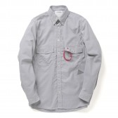 and wander-dry ox shirt (M) - Gray