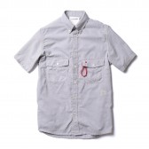 and wander-dry ox short sleeve shirt (M) - Gray