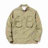 and wander-dry typewriter shirt jacket (M) - Khaki