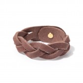 ROBERU - Braided bracelet Narrow - Dark Brown