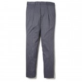 BEDWIN-10:L WOOL TAPERED FIT PANTS 「CHARLS」 - Charcoal