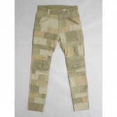 MOUNTAIN RESEARCH-Patched Motocross Pants - Beige