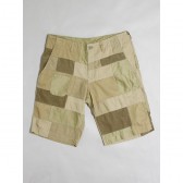 MOUNTAIN RESEARCH-Patched Shorts - Beige