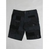 MOUNTAIN RESEARCH-Patched Shorts - Black