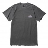 STUSSY-SS Oval Pig Dyed Tee - Black