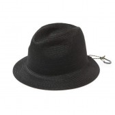 and wander-braid hat - Black