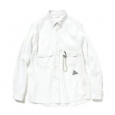 and wander-dry linen shirt (M) - White