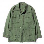 AURALEE-WASHED FINX RIPSTOP FATIGUE JACKET - Olive Green